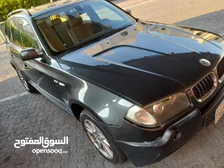  5 جيب بي ام X3  موديل 2005 بحاله نظيفة جدا أحلي استعمال وبسعر مناسب