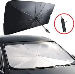  1 غطاء شمسية الزجاج الأمامي للسيارة