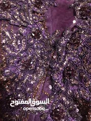  5 فستان سهره  لون نهدي عدد 2 كل واحد شكل (شرعي ) فستان سهره لون ذهب