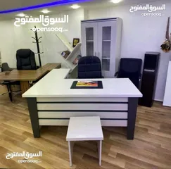  23 مكتب اداري مميز 140*70 تفصيل خشب لامينت مستورد مكفول بسعر المصنع موديلات فخمه مميزة بأقل الاسعار