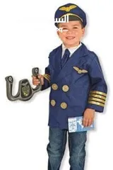  1 ملابس تنكرية مهن للاطفال . طبيب و مهندس و طيار و رائد فضاء و شرطي و إطفائي