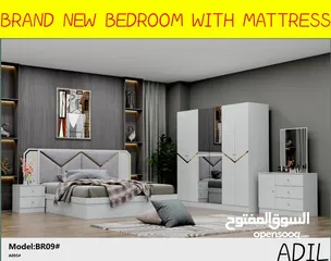  1 BRAND NEW STYLE BEDROOM WITH MATTRESS