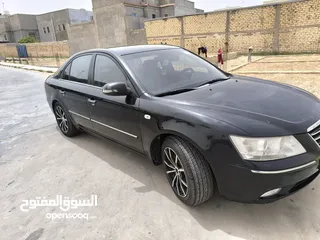  1 هيونداي سوناتا 2009 اللون اسود