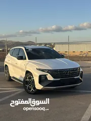  2 هونداي توسان N-Line    2023/ فل الفل بدون فتحة سقف بانوراما  فل مسكر