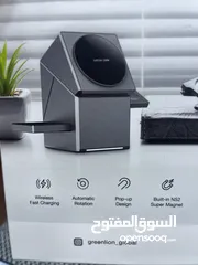  5 شاحن ماغ سيف 3in1 يشحن ساعة وهاتف وسماعة من شركة green lion