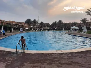  4 للايجار باليوم شاليه بقريه ستيلا دي ماري سيفيو على حمام السباحه مباشره بالعين السخنة