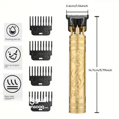  1 Rechargeable Golden Dragon Body Hair Trimmer