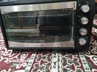  1 فرن كهربائي جديد مش مستعمل بعمل كلشي صواني جاج سمك