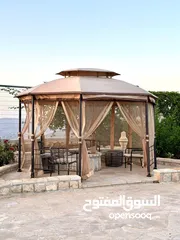  16 خيمة للقعدات الخارجية للحدائق والڤلل والعزب بمساحة غرفة ثلاث في اربعة