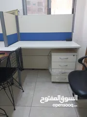  2 مكتب  موظفين رباعي للبيع
