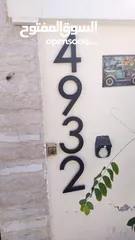  8 get custom made 3D luxury house number sign, waterproof and heatproof