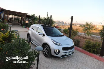  12 كيا سبورتج جتي لاين 2016فلل اضافات مع فتحة سقف بنوراما للبيع بسعر حررررق كاش نخب و ماتور 2000ديزل