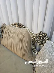  17 طقم كنب دمياطي  خشب زان قماش سليفا تحريف يدوي اعلى جودة من المصنع لبيتك
