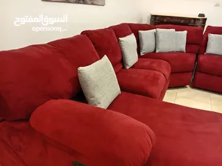  11 كورنر امريكي مستورد  ريكلاينر  حرف U فاااخر  جدا