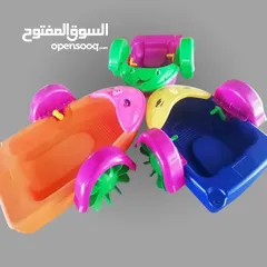 9 قوارب مائية مع بدالات تجديف بلاستيك فاخر ضد الكسر.