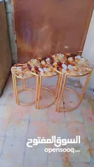  10 ,طاولات معدن بلور طباعه