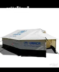  1 خيمة UNCHR جديدة لم تستخدم بعد