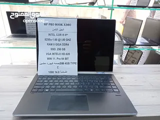  6 HP PROBOOK CORI5 الجيل الثامن RAM 8 GB DDR4 SSD 256 NVME جهاز  جدا بضمان 30