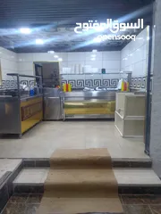  21 مطعم  بكامل تجهيزاته للبيع مع المحل .. الموقع المفرق