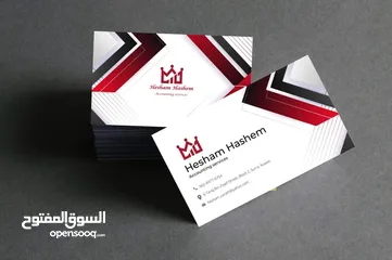  4 تصميم logo ، businesses card, posts for social media