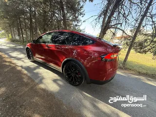  12 Tesla model X dual motors-long range plus    2020 تسلا X موديل 2020 بطاريه اكبر حجم  قابله للبدل