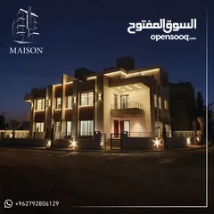  6 فيلا للبيع في طريق المطار  بتشطيبات فندقية قرب جامعة الشرق الأوسط