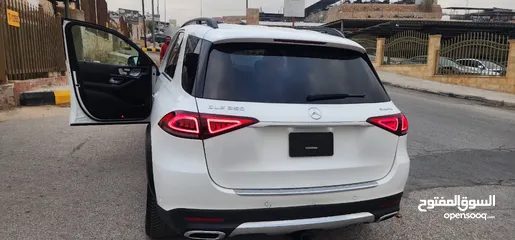  9 مرسيدس GLE 350- 4 MATIC موديل 2020  دفع رباعي  عاليه الإضافات  غير مجمركه لون ابيض والداخل اسود