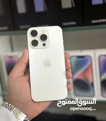  9 عرض خااص : iPhone 15 pro 256gb هاتف نظيف جدا بحالة الوكالة بدون اي شموخ أو ماشكل على الضمان بأقل سعر