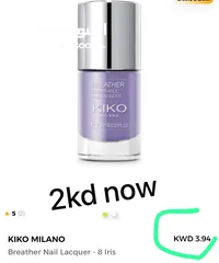  15 Kiko milano makeup’s