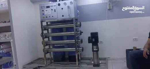  1 تجهيز وتركيب محطه مياه الشرب  ومصنع كاسات الماء تعبئة وتغليف بأعلى المواصفات بكل المملكه