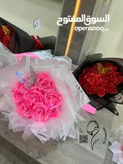  5 بوكيه ورد ستان   الورد للورد بوكيه ورد ستان هاند ميد بأقل سعر  هديه مميزه وكمان لمناسبا