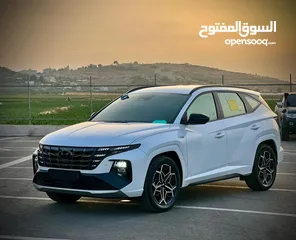  2 هونداي توسان  N-LINE  فل بدون فتحة  2x4 ///240Hp بنزين + كهرباء  2022 ( Haybrid) 1600cc