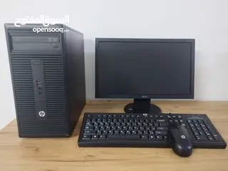  1 جهاز كمبيوتر Hp مستعمل للبيع