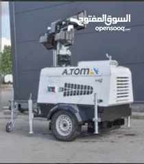  1 تاور لايت مولد كهرباء  للبيع او للايجار