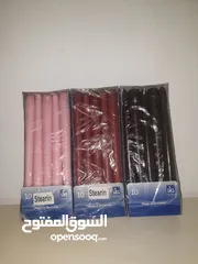  4 شمع زينة  للبيع