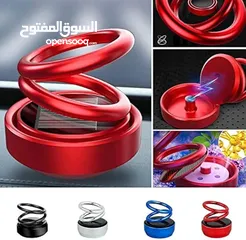  4 معطر جو فاخر يعمل بالطاقة الشمسية أضف لمسة من الأناقة والتجديد لسيارتك مع معطر الجو المحمول