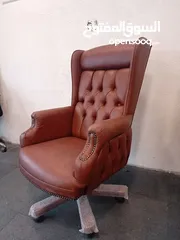  2 كرسي مديرجلد الماني  فخم بافضل الاسعار ومتوفر لدينا اطقم كنب مميزة بافضل الاسعار من المصنع مباشررة