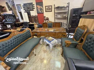  1 مكاتب صناعة مصرية خشب زان جميع الاحجام