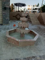  8 نوافير وشلالات وبابكيو حواض زريعه جميع انواع الحجر البناء والديكورات