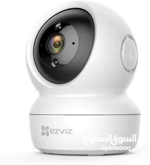  2 Ezviz 2K+ Security Camera Indoor, Baby Pet Monitor With Smart Motion Tracking,