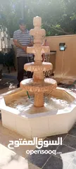  3 نوافير وشلالات وبابكيو احواض زريعه جميع انواع الحجر البناء والديكورات عروض دائما ان شاءالله