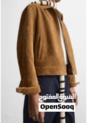  5 100% original leather jacket - ZARA - new size s