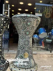  7 طبله مقاس 23 احترافي صدف ازرق كولتي عالي فقط ب 275 دينار