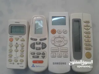  3 ريموتات مكيفات و شاشات اصلية للبيع