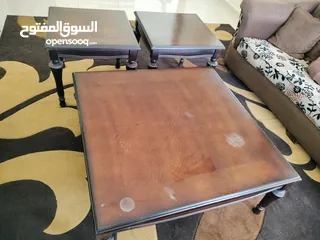  4 طقم كنب مع طاولات