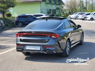  15 KIA K5 Hybrid 2021بانوراما فل  وارد كوري فحص كامل و لا ملاحظه كلين تايتل من دون حوادث
