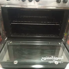 3 غاز 5 عيون ستاليس ستيل كامل نوع فريش 90 سم شغال ميه ميه للبيع
