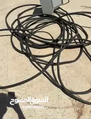  11 كيبل كهرباء 3 فاز الامنيوم - بالاضافه كيبل نحاس -