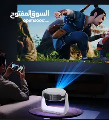  8 بروجكتر لاسلكي أندرويد داتا شو 180 بوصة مزود ببطارية يعمل ساعتين متواصل بدون الحاجة إلى مصدر طاقة