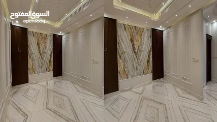  4 بديل الحجر وبديل الرخام وبديل الخشب والفاير بليس ورق جدران والشيبورد باركيه